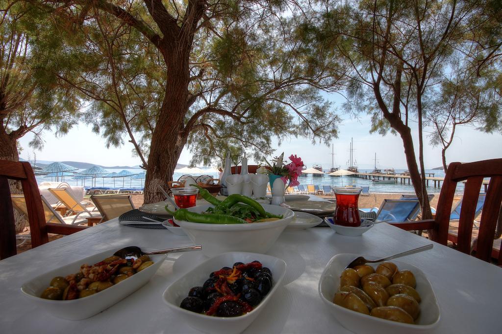 Meggs Bodrum Beach Restaurant & Hotel Ortakent Dış mekan fotoğraf